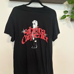 Sabrina Carpenter Black Graphic Tee